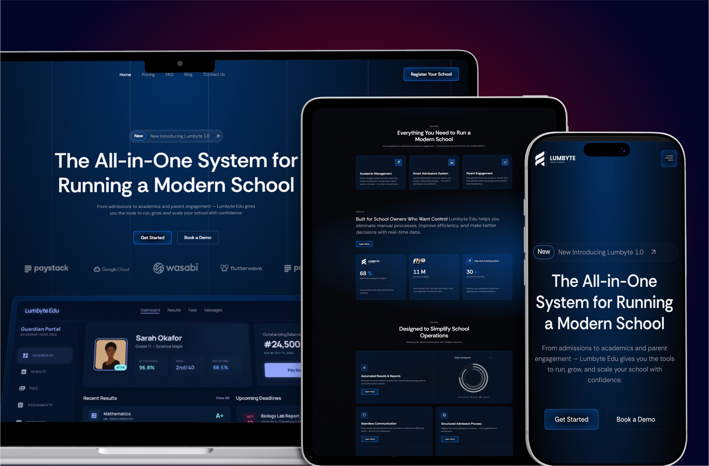 Lumbyte tech company website
