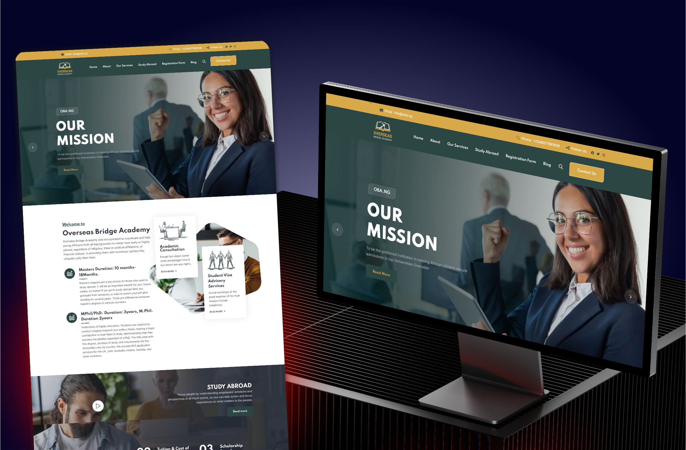 Oba.ng platform website