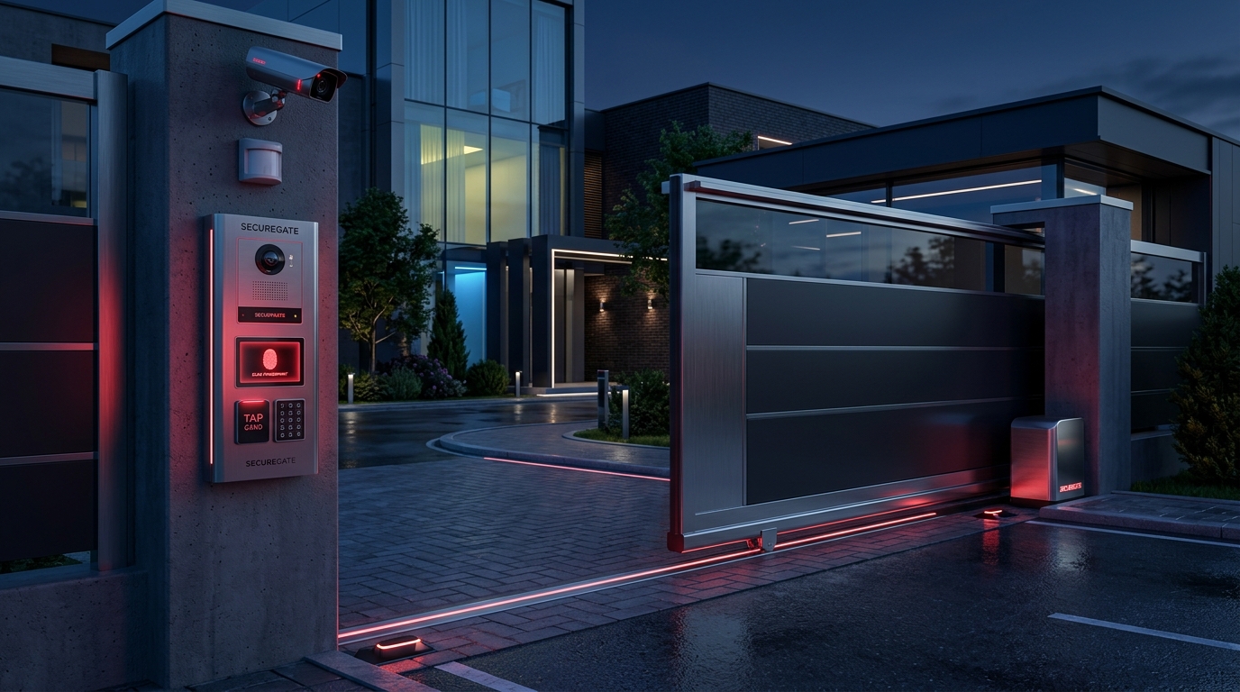 Automated electric gate and barrier control system
