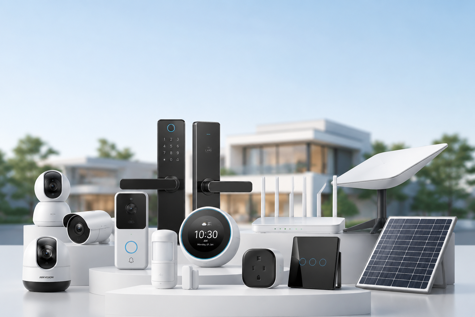 Smart home automation control system with intelligent technology